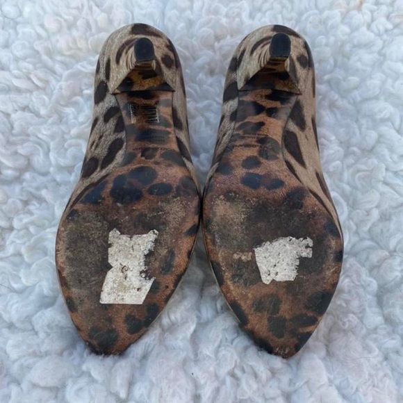 Dolce & Gabbana Décolleté Denim St. Leo Heels 👠 - Picture 3 of 5